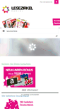 Mobile Screenshot of lesezirkel-portal.de